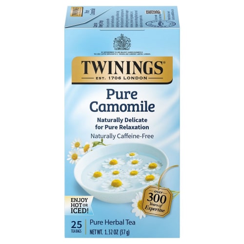 Bolsitas de Té Twinings Pure Camomile, Sin Cafeína